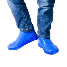 Чехлы-бахилы для обуви силиконовые Coolnice M (37-41) Синие