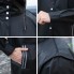 Черный мужской плащ от дождя Minshen с белым принтом (р-р L)