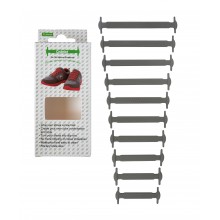 Силиконовые шнурки Coolnice К01 10+10 Серые