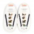 Силиконовые шнурки Coolnice большие 8+8 Темно-синие (В061)