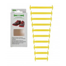 Силиконовые шнурки Coolnice К01 10+10 Желтые