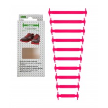 Силиконовые шнурки Coolnice К01 10+10 Розовые
