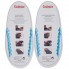 Силиконовые шнурки Coolnice XL очень большие 8+8 Голубые (XL08)