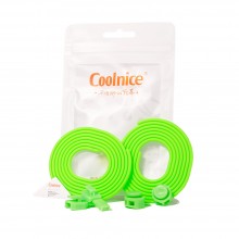 Силиконовые шнурки Coolnice Зелёные (ДФ10)