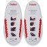 Силиконовые шнурки Coolnice XL очень большие 8+8 Красные (XL02)