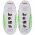 Силиконовые шнурки Coolnice XL очень большие 8+8 Салатовые (XL13)