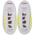 Силиконовые шнурки Coolnice XL очень большие 8+8 Желтые (XL04)