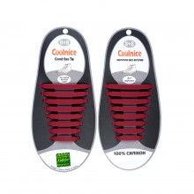 Силиконовые шнурки Coolnice В021 Бордовые