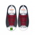 Силиконовые шнурки Coolnice В021 Бордовые