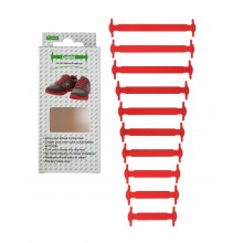 Силиконовые шнурки Coolnice К01 10+10 Красные