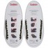 Силиконовые шнурки Coolnice XL очень большие 8+8 Темно-зеленые (XL14)