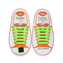 Силиконовые шнурки Coolnice Kids Д13 Зеленые