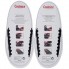 Силиконовые шнурки Coolnice XL очень большие 8+8 Черные (XL01)