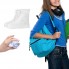 Бахилы от дождя многоразовые ПВХ Coolnice 2XL (42-43) Белые Прозрачные New  