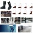 Бахилы от дождя многоразовые ПВХ Coolnice L (38-39) Чёрные Высокие New
