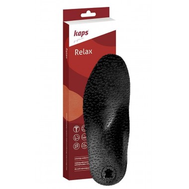 Ортопедические стельки Kaps Relax 36-46 Black