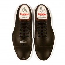 Силиконовые шнурки для кожаной обуви Coolnice Classic С01-30 Черные