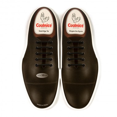 Силиконовые шнурки для кожаной обуви Coolnice Classic С01-30 Черные