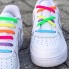 Шнурки силиконовые Coolnice Разноцветные прямые "7+7 One size" 