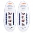 Шнурки силиконовые Coolnice Тёмно-синие прямые "7+7 One size" 